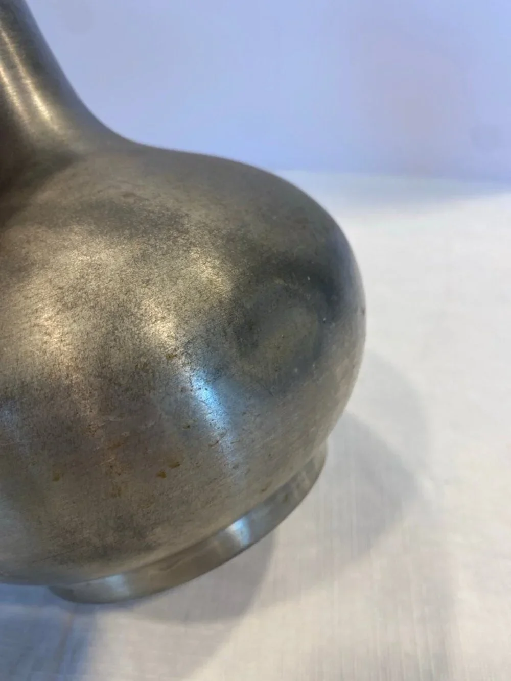 Vintage Leonard English Pewter Decanter Carafe with Stopper